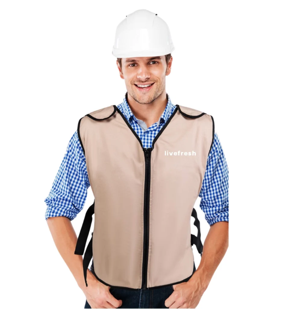 chaleco de frio para trabajos de extremo calor livefresh